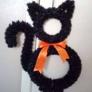 Black Cat Wreath